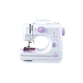 จักรเย็บผ้าไฟฟ้า 12ตะเข็บ ระบบด้ายคู่ Sewing machine จักรเย็บผ้ามินิ เครื่องจักรเย็บผ้า