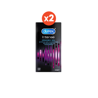 [ใส่โค้ดลดเพิ่ม 150.-]Durex Intense อินเทนส์ ออกัสมิค เจลหล่อลื่นสำหรับผู้หญิง 10 มล.รวม 2 ขวด-x2