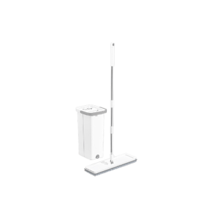 โปรโมชั่น : Joybos ไม้ถูพื้น G2S1 Flat Mop ชุดไม้ถูพื้นแบบรีดน้ำ ไม้ม๊อบพร้อมถังรีดน้ำ ไม้ถูพื้นรีดน้ำในตัว ซักน้ำและรีดน้ำในตัวเดีย