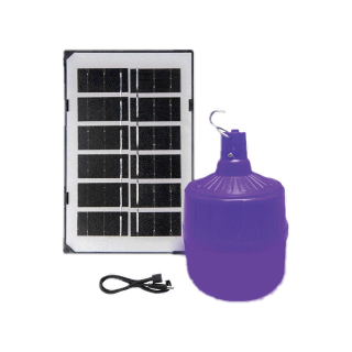 หลอดไฟล่อแมลงโซล่าเซลล์ หลอดไฟแบล็คไลท์ ไฟLED หลอดไฟ BLACKLIGHT 700W กันน้ำ
