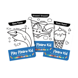 สมุดระบายสี A5 Coloring Book A5 By PlayPlearnKid เหมาะสำหรับเด็ก 2 ขวบขึ้นไป