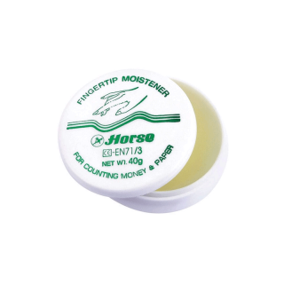 Horse (ตราม้า) ขี้ผึ้งนับแบงค์ ช่วยให้มือชุ่มชื้นเวลานับแบงก์ ขนาด 40 กรัม