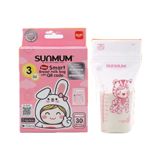 [ใส่ N2WEMPBZ ลด10%] ถุงเก็บน้ำนมซันมัม Summum ขนาด3ออนซ์/8ออนซ์