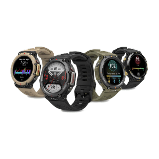 Amazfit T-Rex 2 GPS Smartwatch Waterproof SpO2 นาฬิกาสมาร์ทวอทช์ trex 2 วัดออกซิเจนในเลือด สัมผัสได้เต็มจอ Smart watch 150+โหมดสปอร์ต ใบรับรองทางทหาร 15 ฉบับ วัด 5 ดัชนีได้ด้วยคลิกเดียว สมาร์ทวอทช์ ประกัน 1 ปี