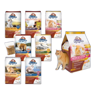 11.11 เที่ยงวันเหลือ1063.- กระสอบใส่กล่องแถมผ้าห่ม Kaniva อาหารแมวคานิว่า โซเดียมต่ำ บำรุงขนและผิวหนัง 8-10 กิโล