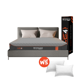 Morning Sleep ที่นอนยางพารา ไดนามิค 3in1 เสริมพ็อกเก็ตสปริงและดับเบิ้ลคูลลิ่งเมมโมรี่โฟม แน่น เย็นx2 รุ่น Series 4
