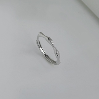 แหวนไม้ไผ่, แหวนเพชร, แหวนปรับระดับไฮเอนด์, แหวนเกาหลี, แหวนผู้หญิงแฟชั่นที่เรียบง่าย