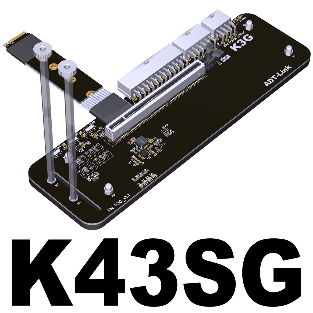 [ปรับแต่ง] Adt-link R3G โน้ตบุ๊คกราฟิกการ์ดภายนอกกับ M.2 NVMe PCIe3.0/4 ...