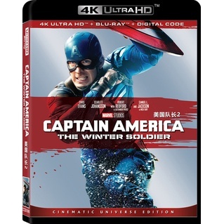 [เวอร์ชั่นไต้หวัน] ภาพยนตร์ Blu-ray HD 4K UHD 1080P Captain America 2: Cold Warrior (ไต้หวัน) Captain America 2