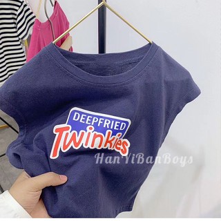 พร้อมส่ง ขายดี เสื้อยืดแขนกุด พิมพ์ลายตัวอักษร ทรงหลวม เข้ากับทุกการแต่งกาย แฟชั่นฤดูร้อน สไตล์เกาหลี และญี่ปุ่น สําหรับเด็กผู้ชาย และเด็กผู้หญิง