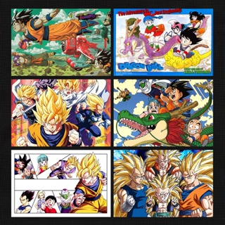 โปสเตอร์สติกเกอร์ติดผนัง ลายการ์ตูนอนิเมะ Dragon Ball Super Goku Vegeta HD สําหรับห้องนอน หอพัก