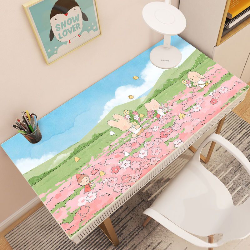 ผ้าปูโต๊ะ-pvc-กันน้ํา-ลายการ์ตูนน่ารัก-สําหรับโต๊ะคอมพิวเตอร์-โต๊ะเรียน