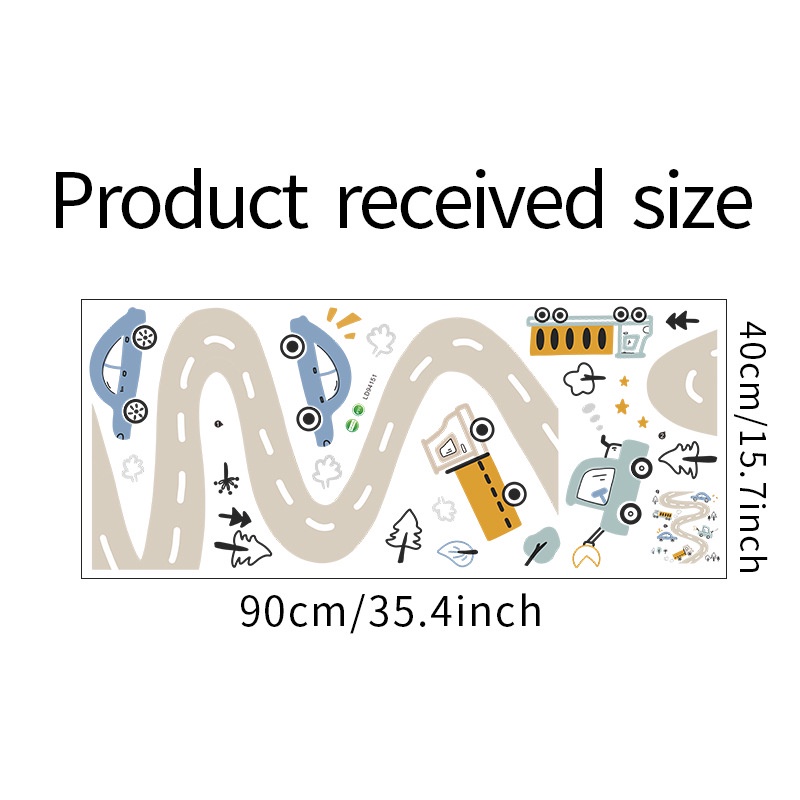 wuxiang-สติกเกอร์ติดผนัง-ลายการ์ตูนรถยนต์-สําหรับตกแต่งบ้าน-ห้องนอน-ห้องนั่งเล่น