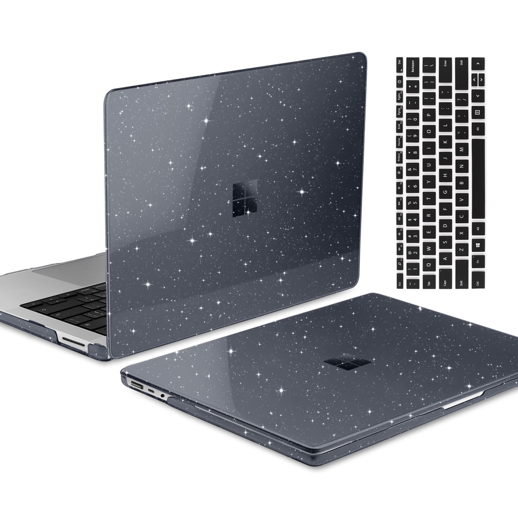 Crystal Hardshell Case For Microsoft Surface Go 1/2 12.4inch Laptop 2/3/4/5 13.5inch 2022 2020