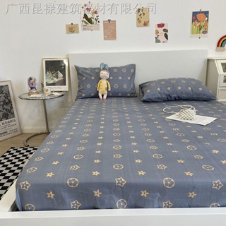 Ins ผ้าปูที่นอน เรียบง่าย ชิ้นเดียว ที่นอนซิมมอน ผ้าคลุมป้องกัน ที่นอนโรงแรม กันลื่น รวมทุกอย่าง