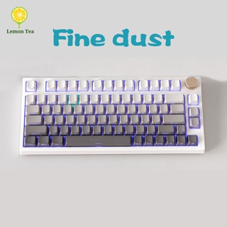 [JKDK] Fine dust translucent Keycaps dip-dye PBT Material oem profile Suitable For 61/68/71/84/87/96/104 And Other Mechanical Keyboards