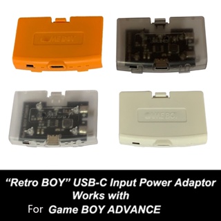อะแดปเตอร์ไฟภายนอก Boy ย้อนยุค สําหรับ Game Boy Advance GBA ความสว่างสูง IPS หน้าจอ LCD ไม่มีแบตเตอรี่