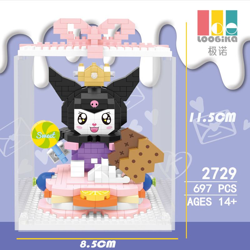 พร้อมส่ง-บล็อกตัวต่อเลโก้-kuromi-lingna-belle-ขนาดเล็ก-ของเล่นเสริมการเรียนรู้-สําหรับเด็ก