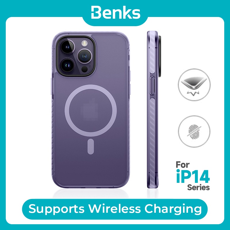 benks-official-เคสโทรศัพท์มือถือ-กันกระแทก-ลาย-benks-ice-sand-สําหรับ-iphone-14-plus-pro-max