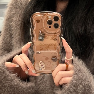 Chocolate Coffee Color Three-Dimensional Coffee Cup Bread Phone Case For Iphone 14promax Phone Case for Iphone12/13