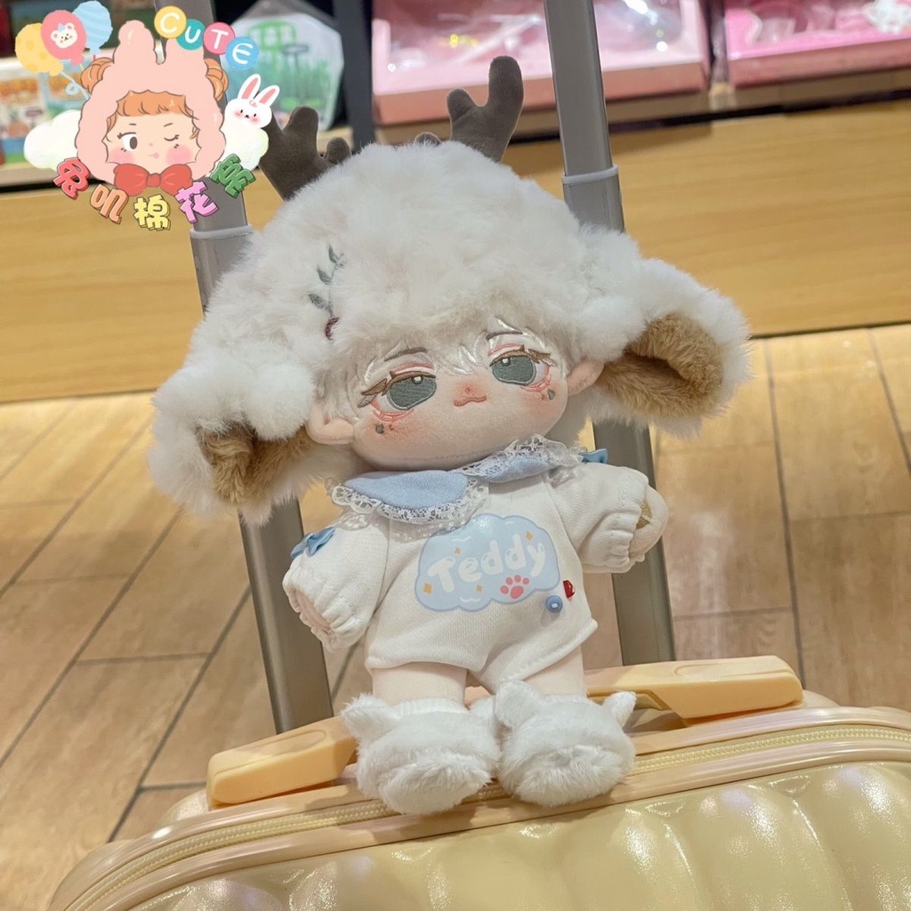 เสื้อผ้าตุ๊กตาคอสเพลย์-อะนิเมะ-fawn-plushie-ผ้าฝ้าย-ขนาด-20-ซม