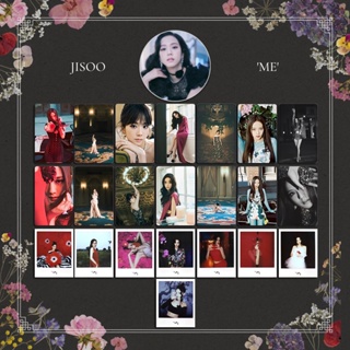 โปสการ์ด อัลบั้มรูปภาพ JISOO FLOWER ME ZEPETO Black-Pink สีดํา สีชมพู สําหรับเก็บสะสม จํานวน 1-8 ชิ้น ต่อชุด