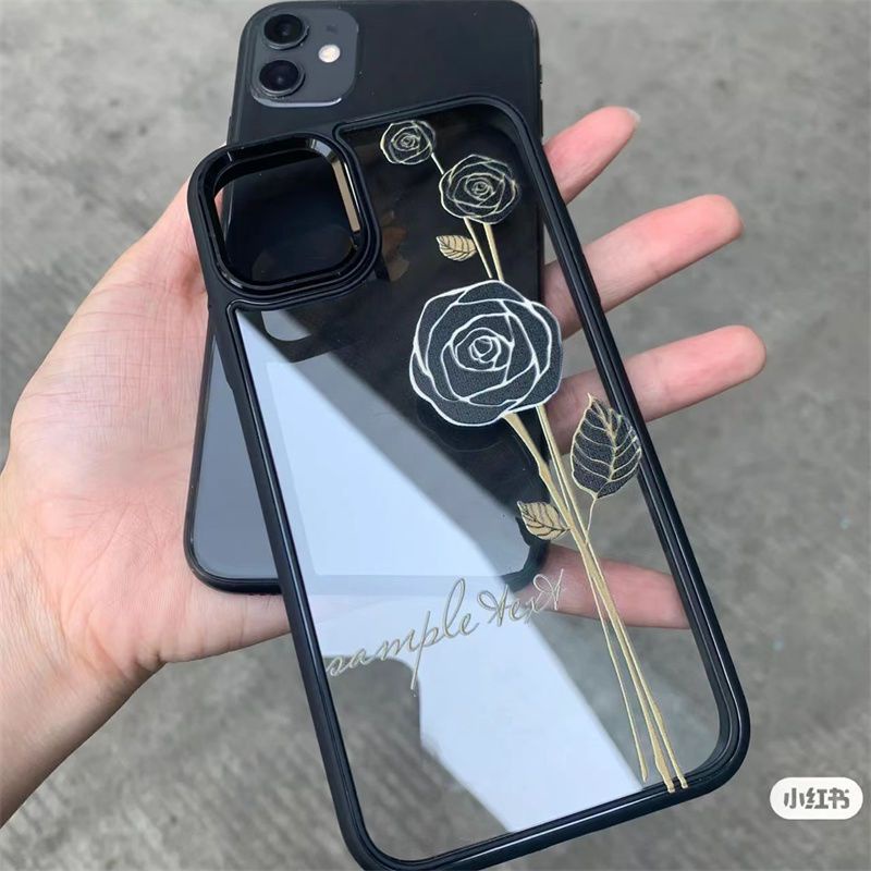 dark-rose-phone-case-for-iphone12-13pro-xs-xr-apple-11-phone-case-for-iphone-8plus-high-transparent-7p