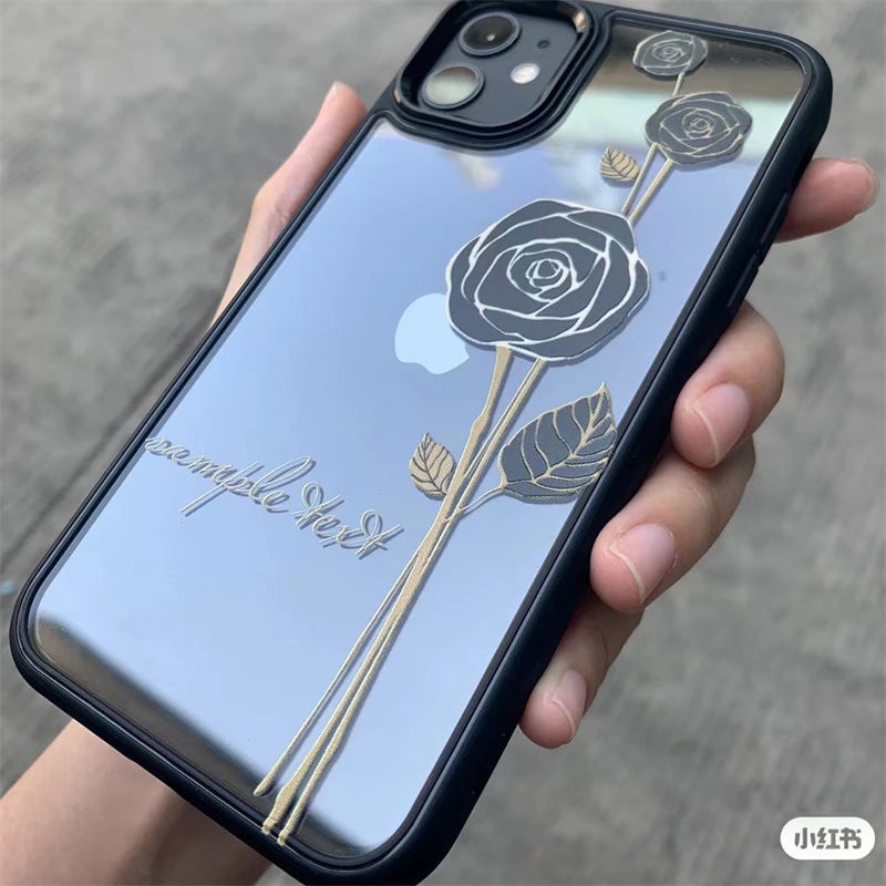 dark-rose-phone-case-for-iphone12-13pro-xs-xr-apple-11-phone-case-for-iphone-8plus-high-transparent-7p