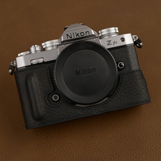 อายแชโดว์ เนื้อบางเบา|ของแท้ เคสกระเป๋าหนังวัวแท้ ป้องกันกล้อง อุปกรณ์เสริม สําหรับ Nikon zfc