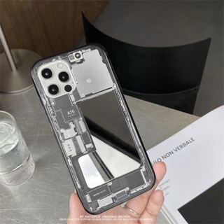 Pseudo Disassembling Picture Mirror Phone Case For Iphone12promax Apple 11 Phone Case for Iphone 13 Mirror Protective Cover 8Plus