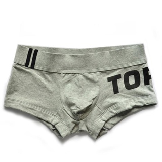 N001-1 กางเกงชั้นในบ็อกเซอร์ ผ้าฝ้าย เอวต่ํา พิมพ์ลายตัวอักษร เซ็กซี่ แฟชั่นสําหรับผู้ชาย