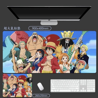 [700 * 300] แผ่นรองเมาส์ ขนาดใหญ่มาก อะนิเมะ One Piece แป้นพิมพ์คอมพิวเตอร์ โต๊ะเล่นเกม สํานักงาน แป้นพิมพ์ แผ่นรองเมาส์ การเรียนรู้ เดสก์ท็อป