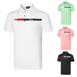 Titleist เสื้อโปโลแขนสั้น ระบายอากาศ แบบแห้งเร็ว พลัสไซซ์ สําหรับผู้ชาย