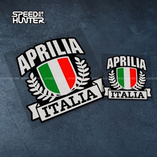 สติกเกอร์สะท้อนแสง กันน้ํา ลายรถจักรอิตาลี Aprilia Aprilia สําหรับตกแต่งถังน้ํามันเชื้อเพลิง