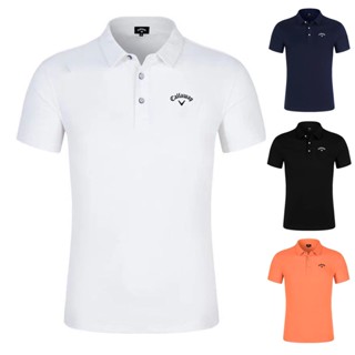 [Callaway] เสื้อโปโลแขนสั้น ระบายอากาศ แบบแห้งเร็ว เข้ากับทุกการแต่งกาย แฟชั่นฤดูร้อน สําหรับผู้ชาย