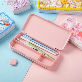 กล่องดินสอ เครื่องเขียน กาวครีม แฮนด์เมด DIY สําหรับเด็กนักเรียนประถม