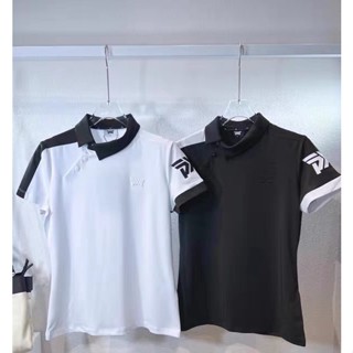 [PXG] เสื้อโปโลแขนสั้น ระบายอากาศ เข้ารูป เหมาะกับใส่เล่นกีฬากอล์ฟ แฟชั่นสําหรับผู้หญิง