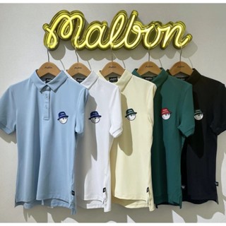 [MALBON] เสื้อโปโลแขนสั้น แบบแห้งเร็ว ระบายอากาศได้ดี เหมาะกับฤดูร้อน สําหรับผู้หญิง