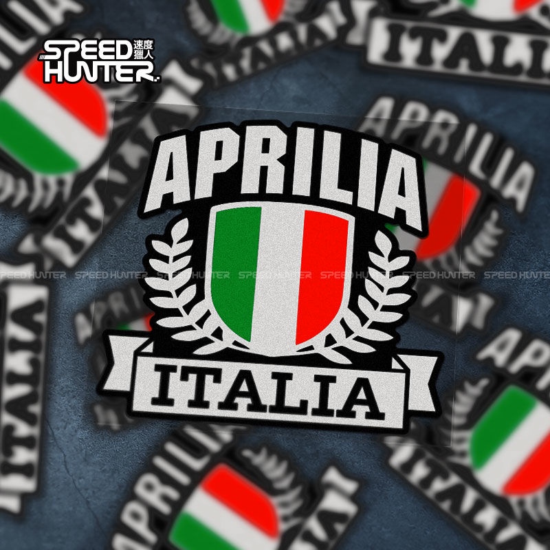 สติกเกอร์สะท้อนแสง-กันน้ํา-ลายรถจักรอิตาลี-aprilia-aprilia-สําหรับตกแต่งถังน้ํามันเชื้อเพลิง