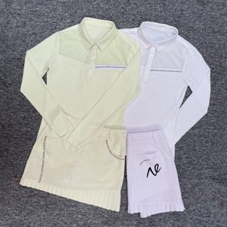 Netls GOLF ใหม่ เสื้อแขนสั้น กระโปรงกันแดด แห้งเร็ว สไตล์ฮากามะ แฟชั่นฤดูร้อน สําหรับผู้หญิง เหมาะกับการเล่นกีฬากอล์ฟ