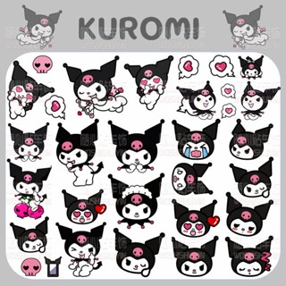 สติกเกอร์ กันน้ํา กันแดด ลายการ์ตูน Sanrio Kuromi สําหรับตกแต่งรถยนต์