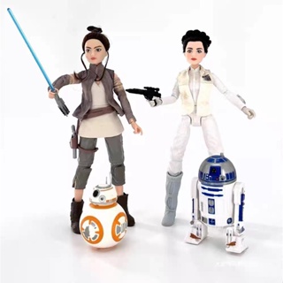 ตุ๊กตาฟิกเกอร์ Star Wars Leia Rey ขนาด 40 ซม. ขยับข้อต่อได้ ของเล่นสําหรับเด็ก