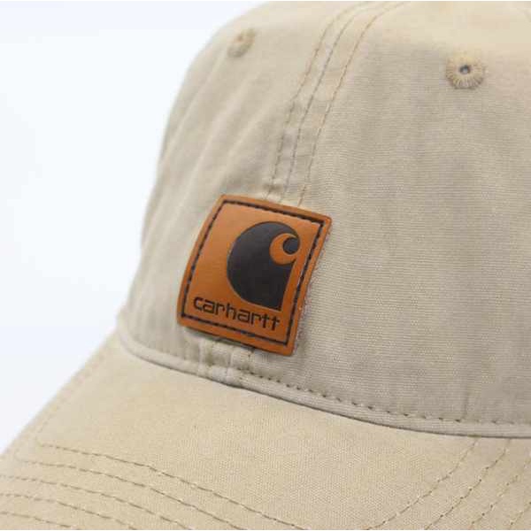 หมวกสีส้ม-หมวกแก็ป-รุ่นใหม่-carhartt-odessa-cap-ชุดทำงานสไตล์ยุโรปและอเมริกาล้างด้วยน้ำหมวกโค้งหมวกเบสบอล