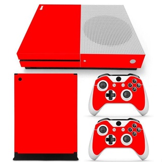 Xbox ONE S สติกเกอร์ เครื่องปวด สติกเกอร์คอนโซลเกม xboxones สติกเกอร์โฮสต์ สีพื้น