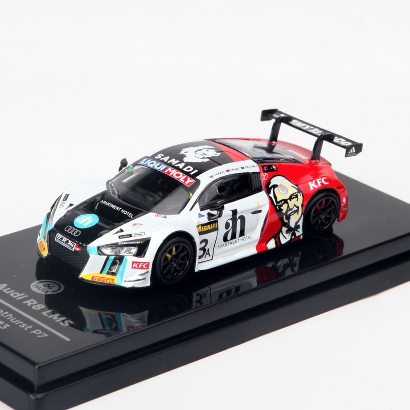 โมเดลรถยนต์ Paragon สเกล 1/64 Audi Audi R8 LMS สีขาว KFC | Shopee Thailand
