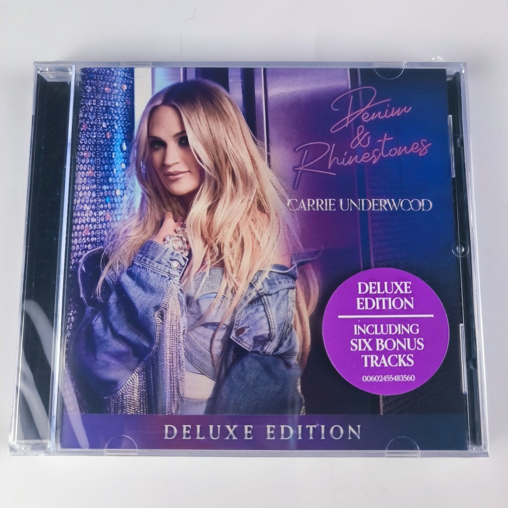 แผ่น CD อัลบั้ม Carrie Underwood Denim & Rhinestones Deluxe Edition M03 ...