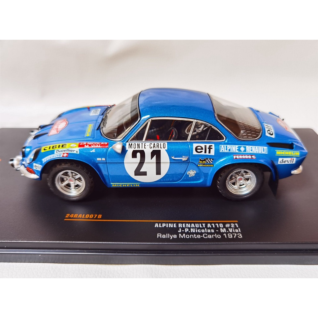 [พร้อมส่ง] Ixo 1: 24 ALPINE RENAULT A110 #21 โมเดลรถแข่ง Renault 1973 ...