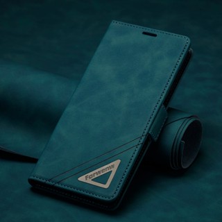 เคสป้องกันโทรศัพท์มือถือแม่เหล็ก ทรงสามเหลี่ยม สําหรับ Samsung Galaxy A04 A04S A04E A22E A23E A23S A23 F23 M23 A33 A34 A54