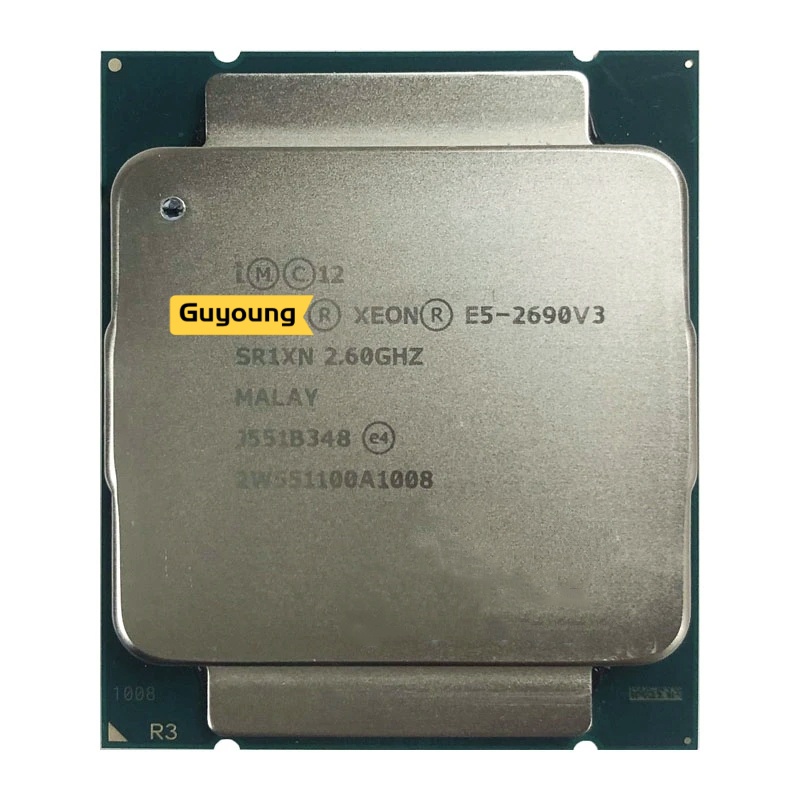 โปรเซสเซอร์ CPU Xeon E5-2690 v3 E5 2690v3 E5 2690 v3 2.6 GHz 30MB 135W ...