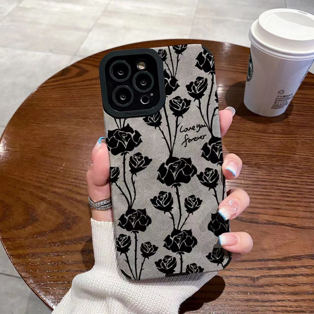 เคสโทรศัพท์มือถือ-ลายดอกกุหลาบ-เป็นมิตรกับผิวหนัง-สําหรับ-iphone-15-pro-max-14-pro-max-i14-14pro-13-pro-max-i13-11-pro-max-i11-x-xr-xs-max-7plus-8plus-12-pro-max